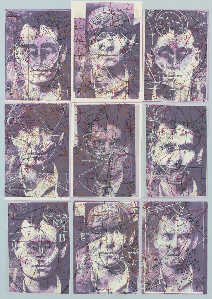 Eduardo Paolozzi A Logical Picture of Facts Is A Thought. Tractacus 3. 21-22, 1995 Framed