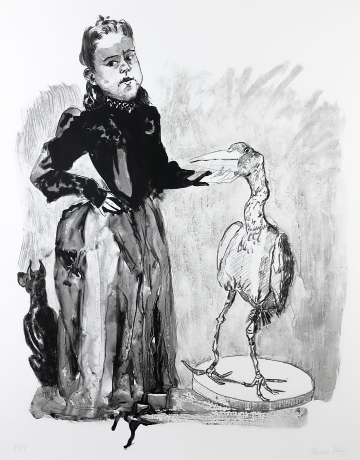 Paula Rego Carmen and Bird, 1997 Framed