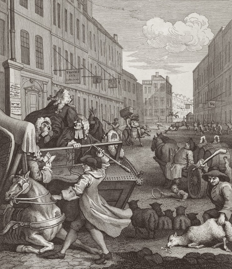 Christmas Auction 2021, LOT 96: William Hogarth - The Second Stage of Cruelty (The Four Stages of Cruelty), 1751