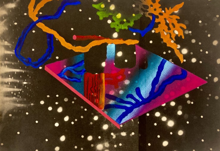 Sophie Layton Studio Sale Echoes of Ikebana Through Glass XIX, 2021 Framed price: £740 Discounted price (free frame): £600