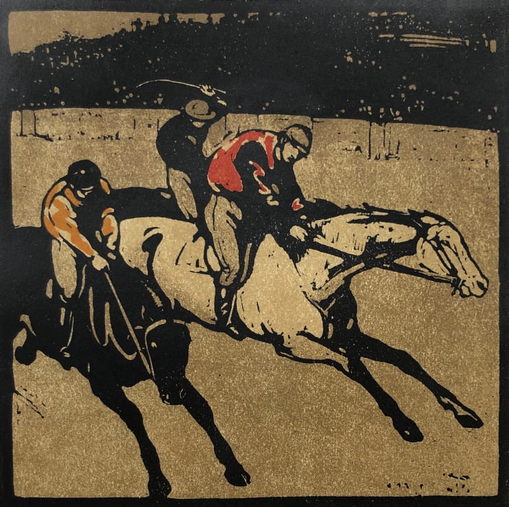 William Nicholson, Racing (March), 1898