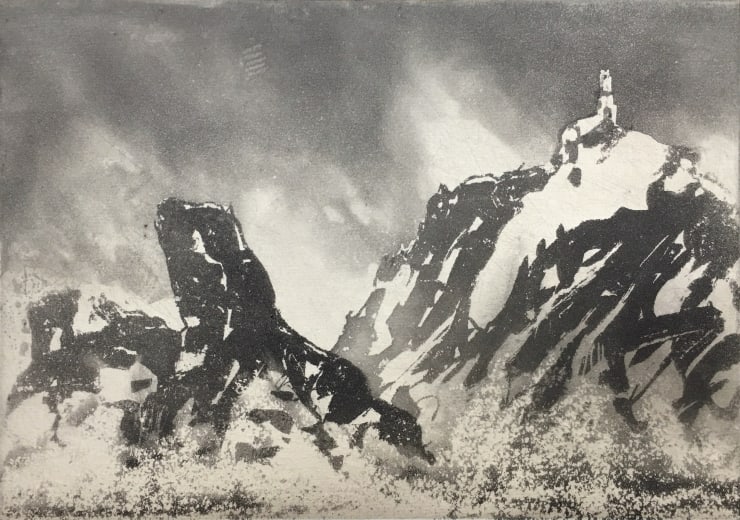 Norman Ackroyd Black Rock - Co. Mayo, 2019