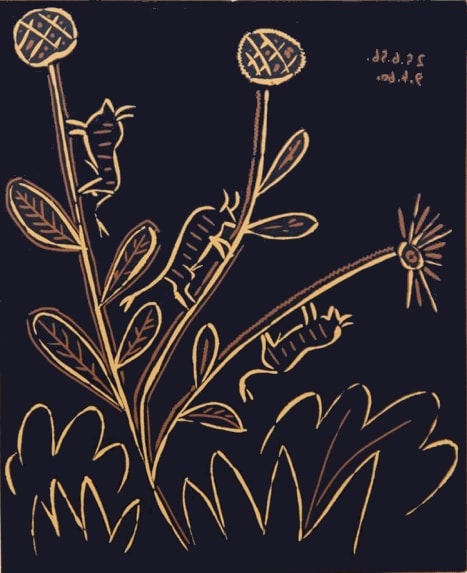Pablo Picasso Bull Flower, 1962