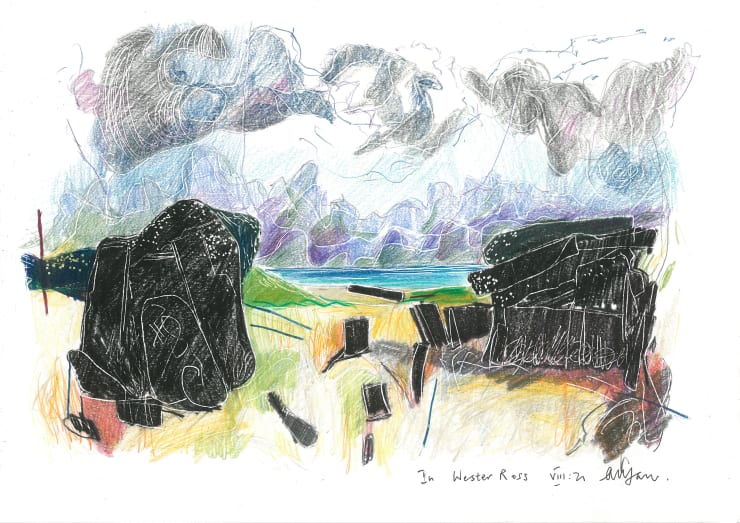 Andrew Marr In Wester Ross VIII:21 , 2021 Coloured pencil
