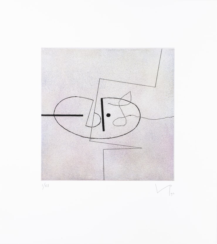 Victor Pasmore Images on the Wall Print B, 1991-92