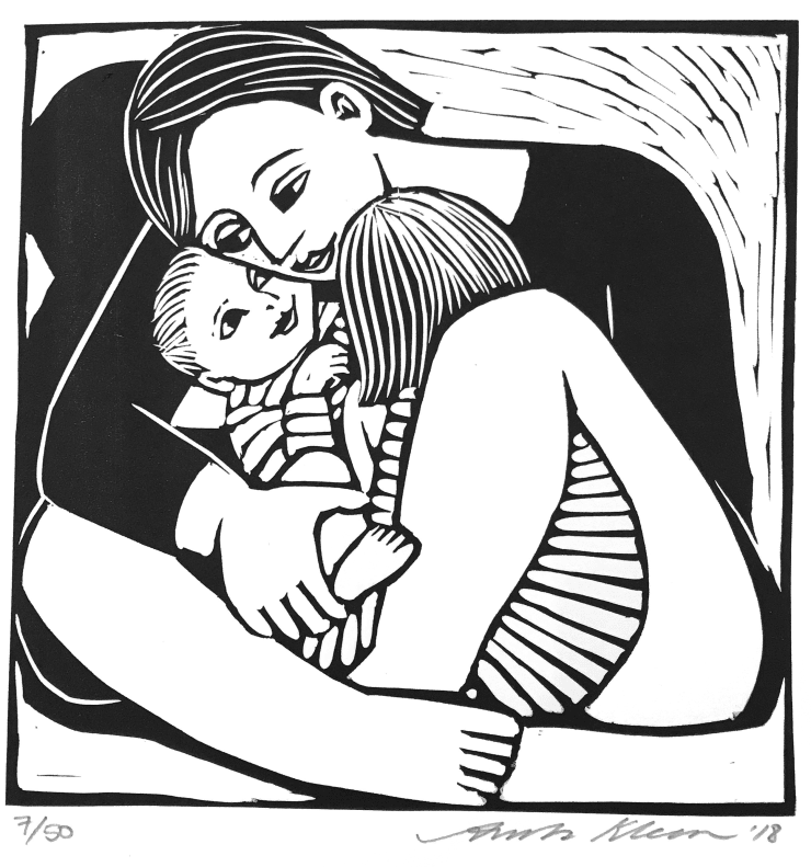 Anita Klein Mother & Two Children, 2018