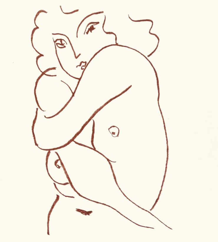 Henri Matisse Plate 90. Florilège des Amours de Ronsard, 1948