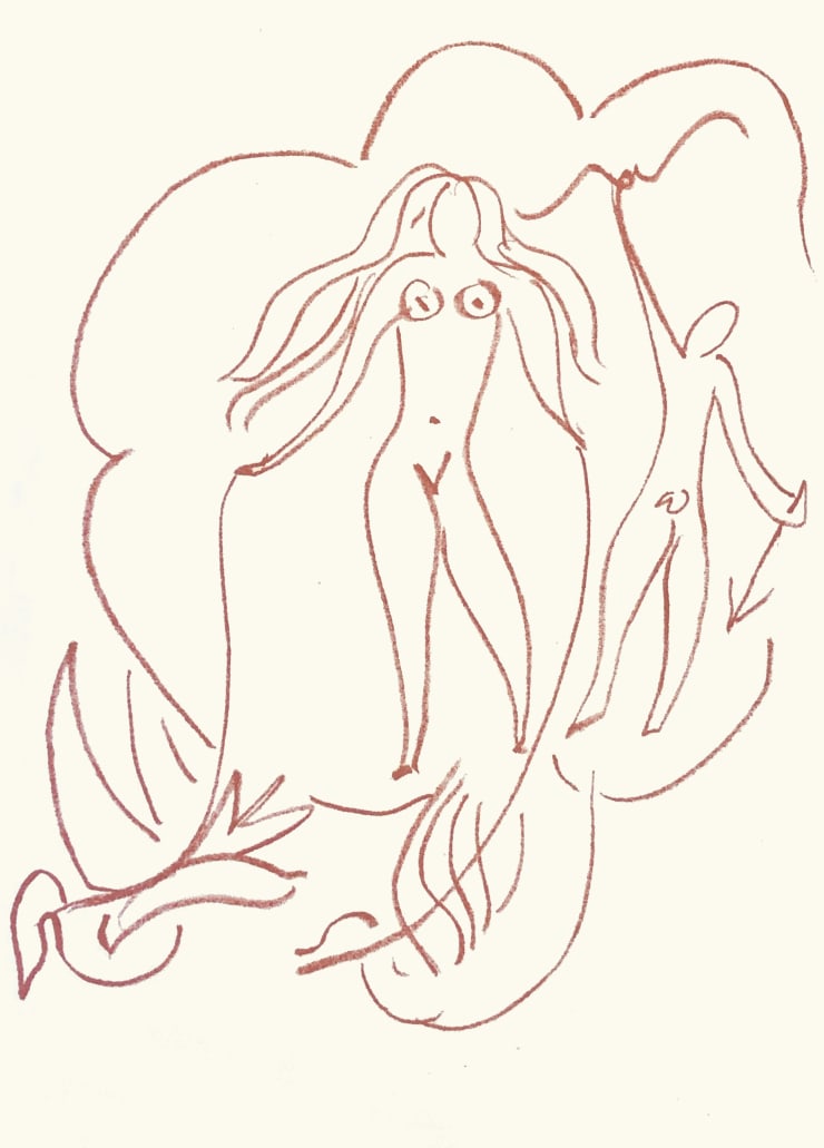 Henri Matisse, Plate 113. Florilège des Amours de Ronsard, 1948