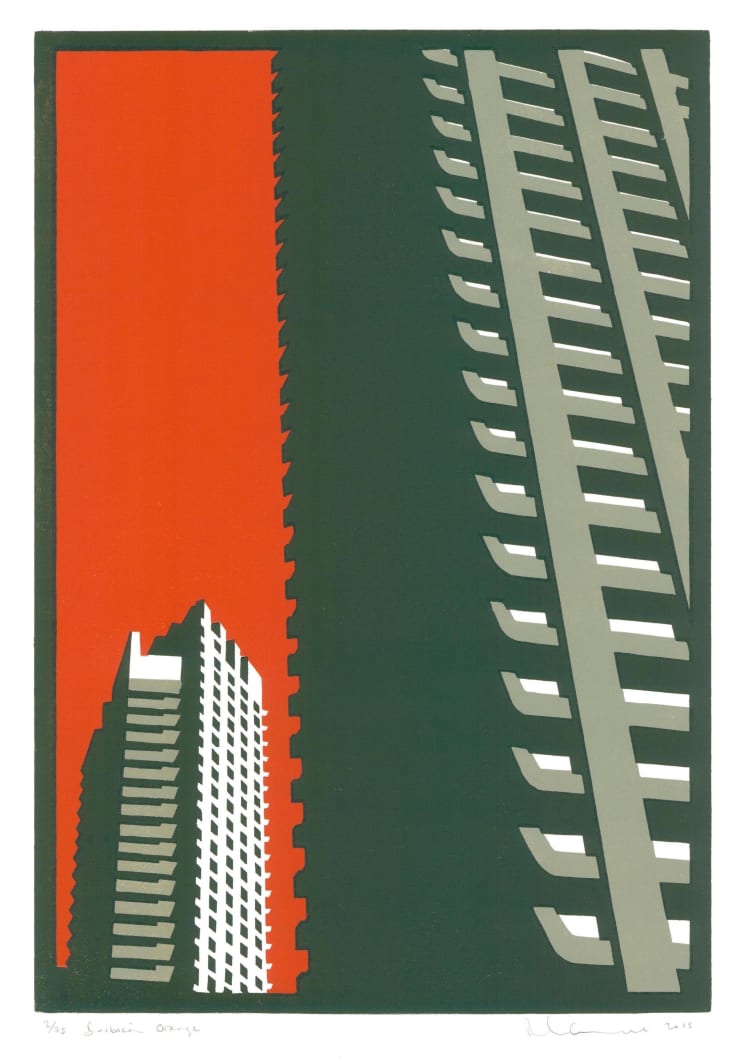Paul Catherall, Barbican Orange, 2015
