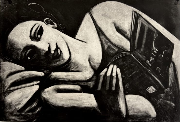 Anita Klein Studio Sale Reading in Bed (TP), 2017