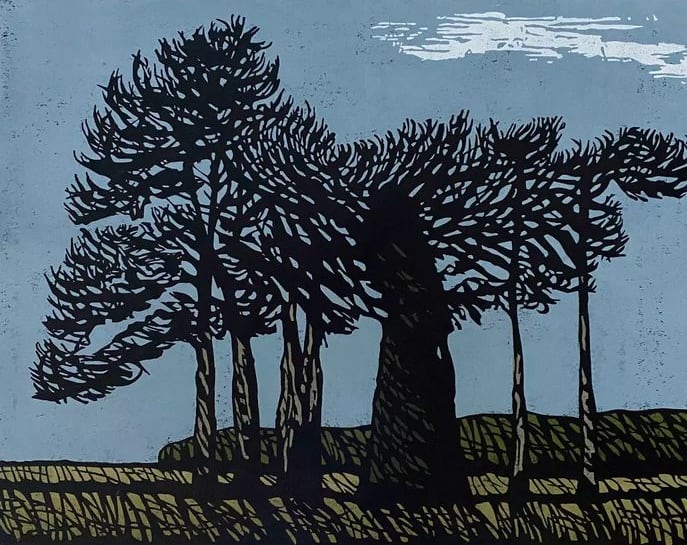 Dulwich College Secret Bid Auction 2025, Lot 80: Paul Hogg - Sky, Trees, One Cloud Passing, 2023