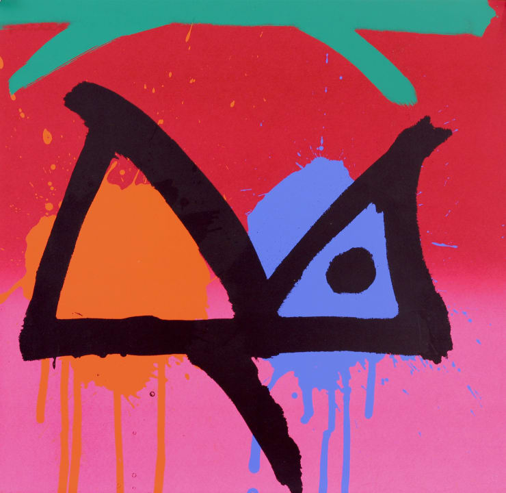 John Hoyland Twin Peaks, 1992 Framed