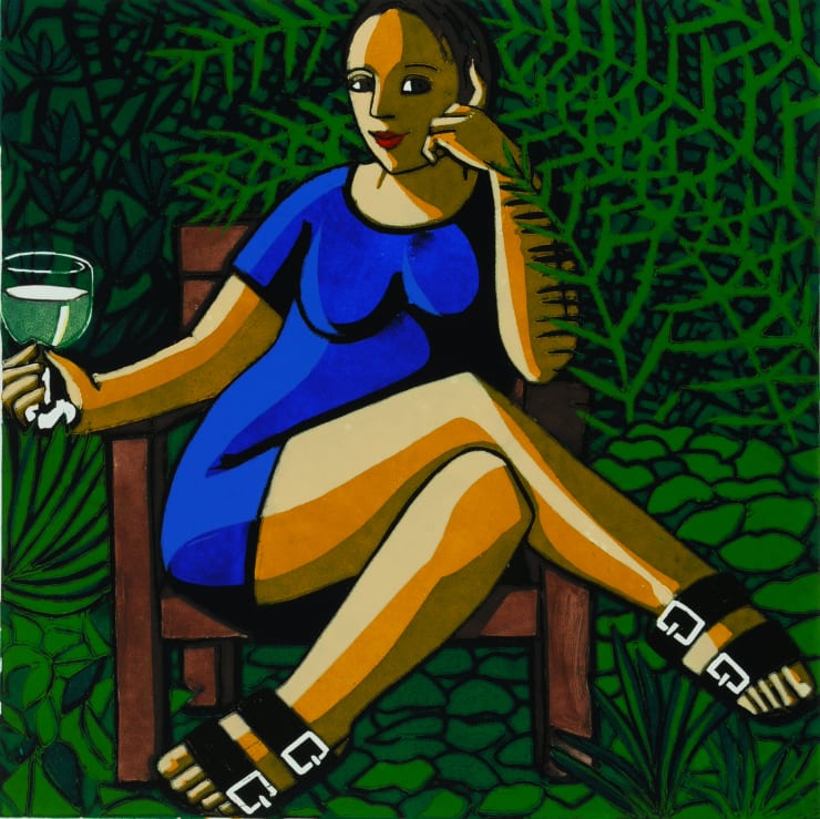 Anita Klein, Evening in the Garden, 2021