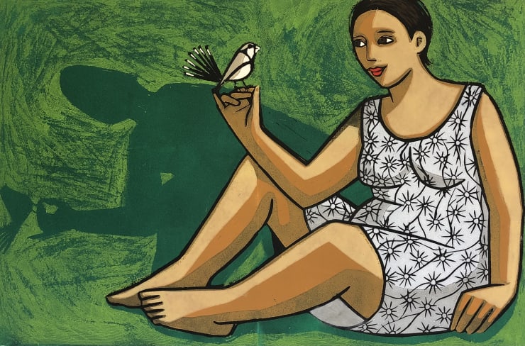 Anita Klein Open Studio, Bird in the Sun , 2014