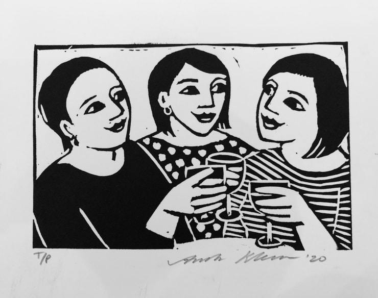 Anita Klein Open Studio, Maia's Birthday, 2020