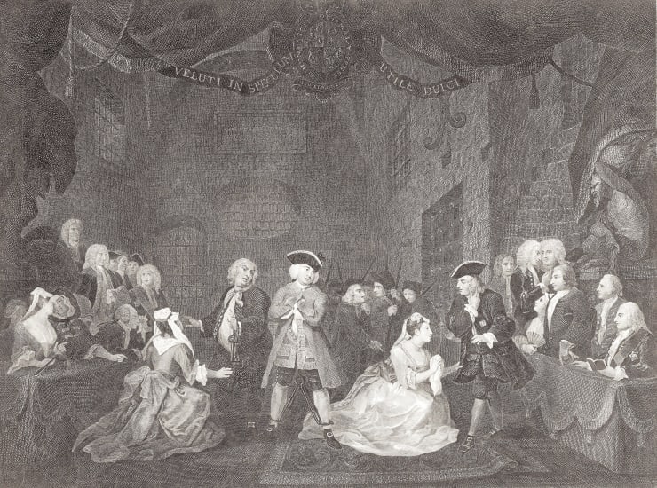 William Hogarth The Beggar's Opera (Act III), 1790