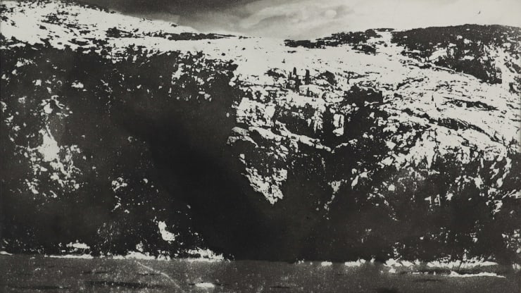 Norman Ackroyd, The Cliffs of Sandray, 2016
