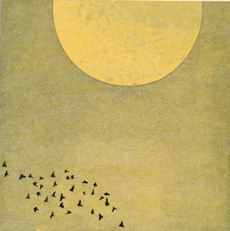 Nigel Swift Moon and Birds, 2021