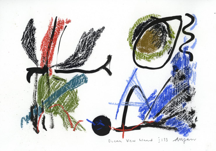 Andrew Marr Ocean View Inland I:23, 2023 Framed