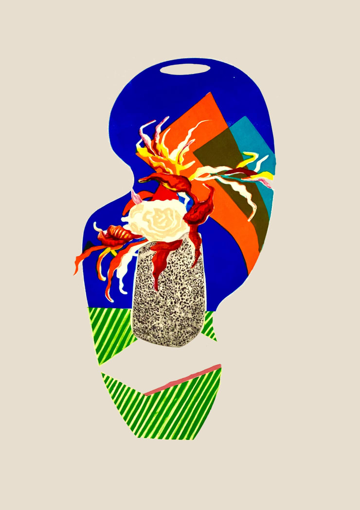 Sophie Layton White Rose Stoneform, 2020