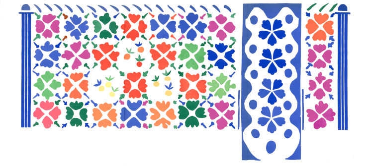 Henri Matisse, Décoration - Fruits, 1954