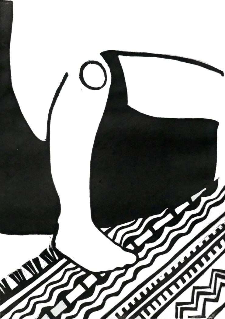 Chloé Bocquet, Genoux plié, 2019