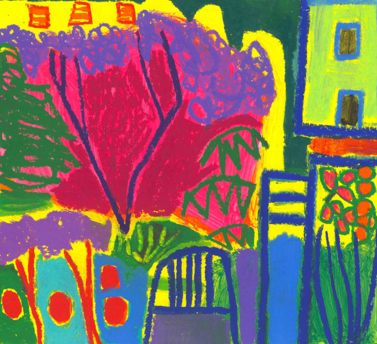 Nigel Swift Italian Garden in April XX, 2025