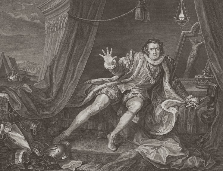William Hogarth Mr. Garrick in the Character of Richard 3rd, 1746