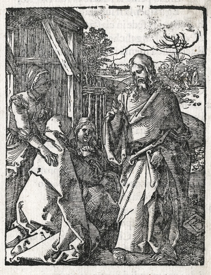 Albrecht Dürer, Christ Taking Leave of His Mother, 1508-11