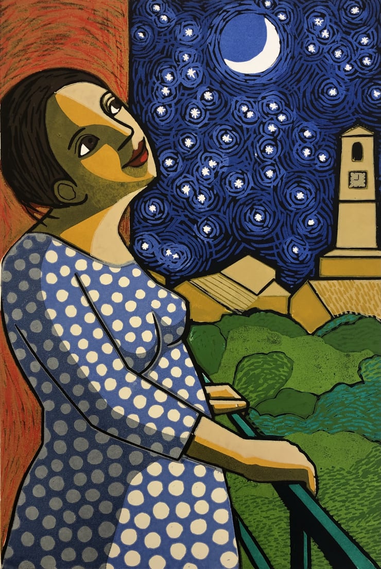 Anita Klein Open Studio, Starry Night TP2, 2020