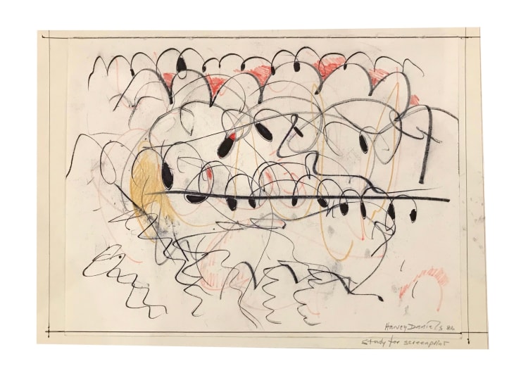 Harvey Daniels, Study for Screenprint