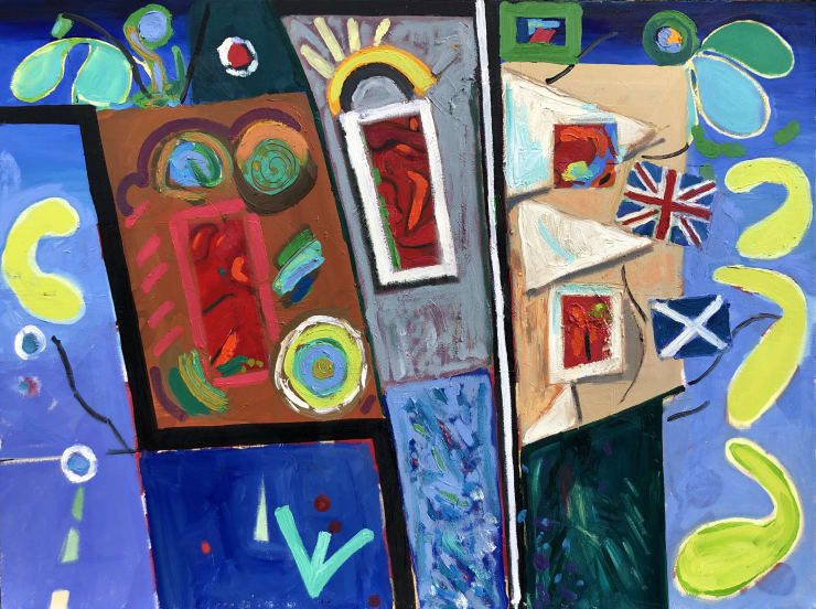 Andrew Marr Fife Village, Summer, 2021 Oil on canvas