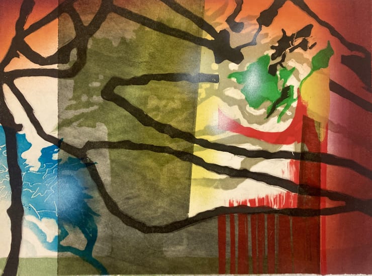 Sophie Layton Studio Sale Echoes of Ikebana Through Glass III, 2021 Framed price: £740 Discounted price (free frame): £600