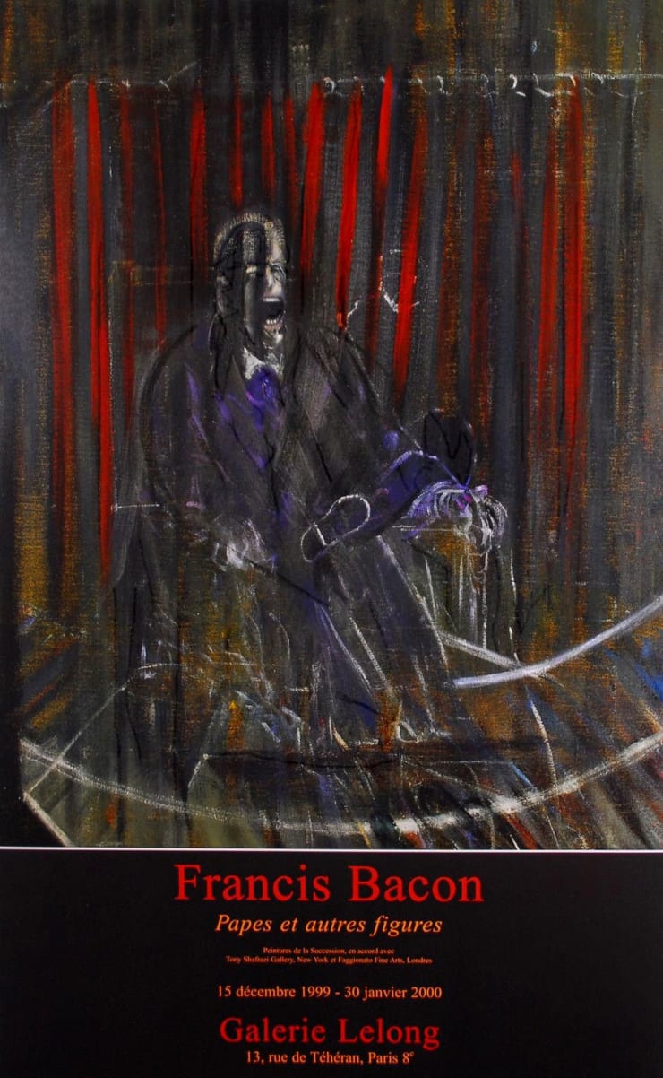 Francis Bacon, Papes et Autre Figures - Galerie Lelong Exhibition Poster, 2000