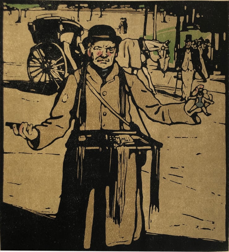 William Nicholson, Hawker (Kensington), 1898