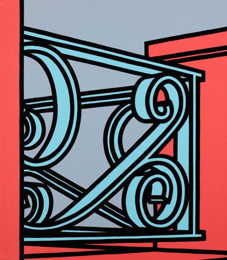 Patrick Caulfield, 20. Ah! Storm clouds rushed from the Channel coasts, 1973