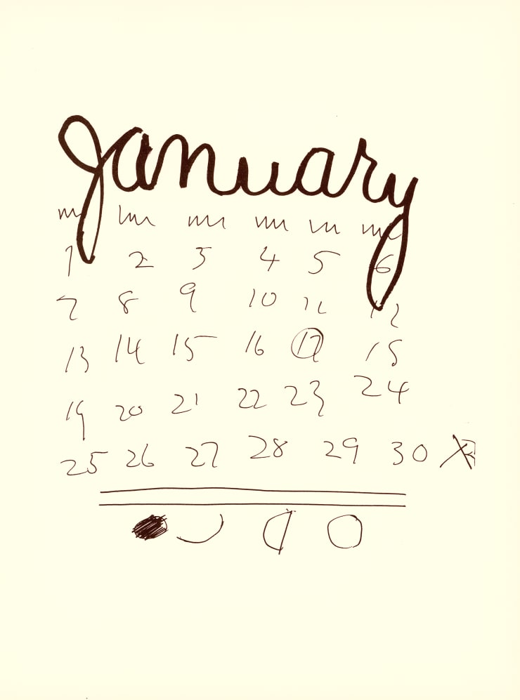 Man Ray, J - January, 1948