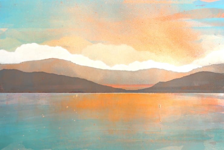 Hamish Macaulay Golden Glow, 2024 Framed