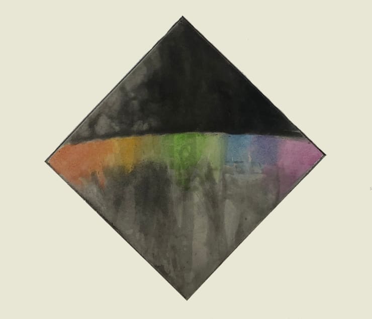 Norman Ackroyd Lockdown Rainbow No. 2 - Tiara, 2020