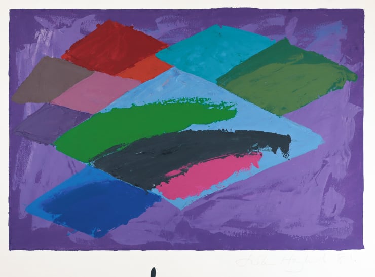 John Hoyland, The Pacific Series - Untitled No 9, 1981