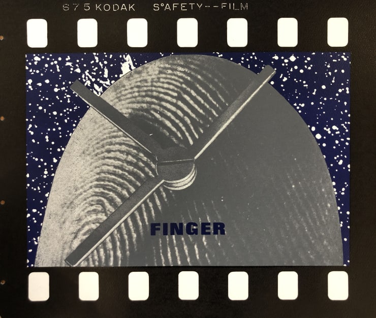 Christmas Secret Bid Auction 2024 LOT 206: Joe Tilson - Software Chart Questionnaire - ‘Finger’, 1968 SOLD