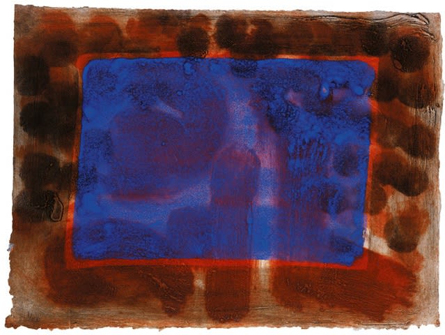 Howard Hodgkin Blue Listening Ear, 1986