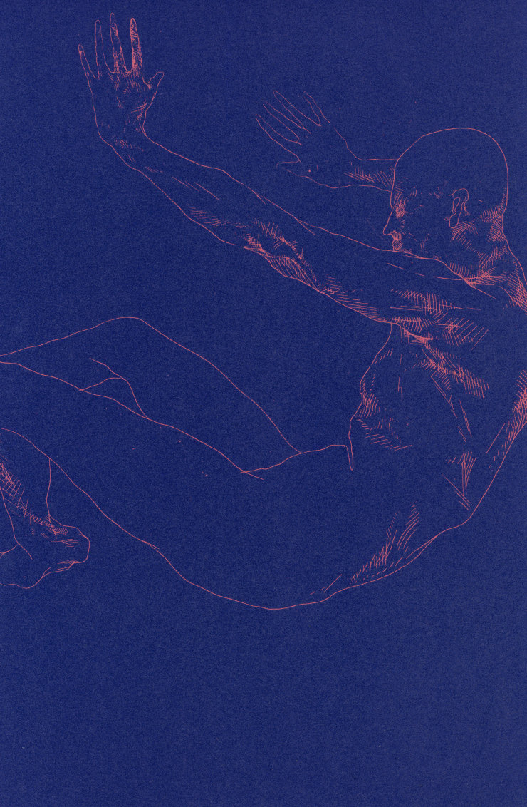 Veta Gorner, Counterpoint B (blue), 2023