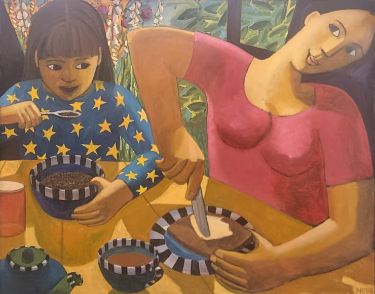 Christmas Secret Bid Auction 2024 LOT 127: Anita Klein - Breakfast with Leila, 1998 Guide price: £10,000 Reserve price: £6,000