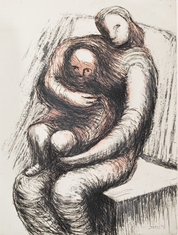 Henry Moore Mother and Child XI, 1983