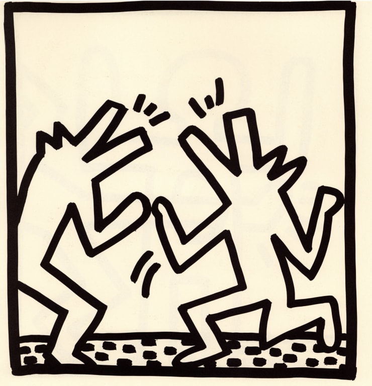 Keith Haring, Coloring Book XIV, 1982