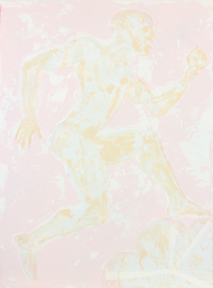 Elisabeth Frink, Running Man (Pink), 1998