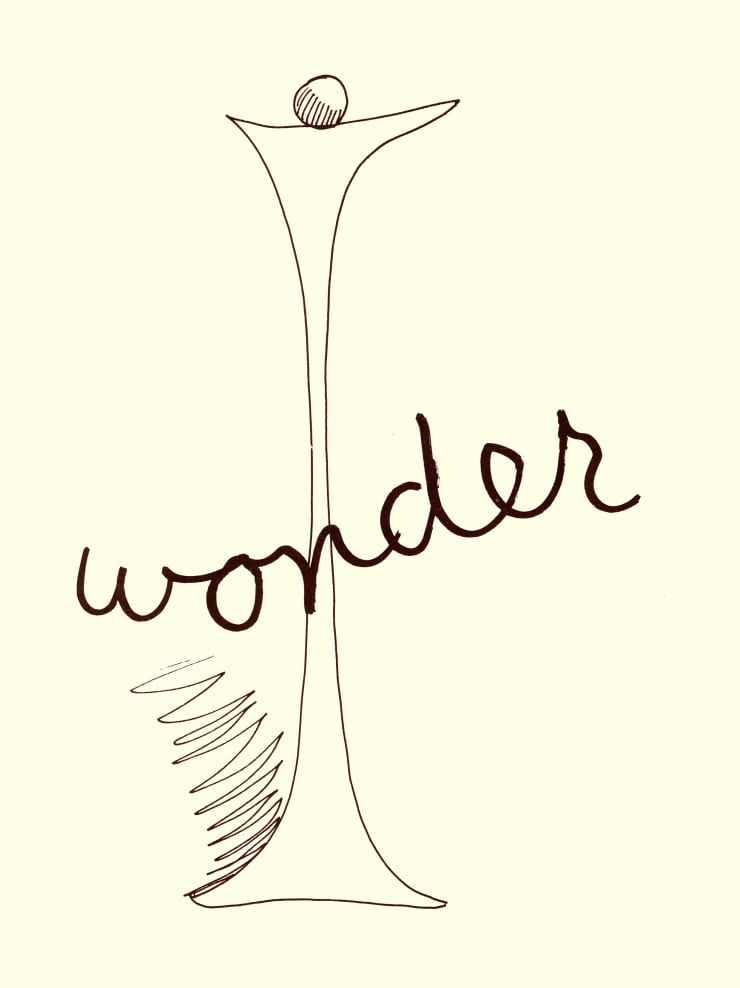 Man Ray, W - Wonder, 1948