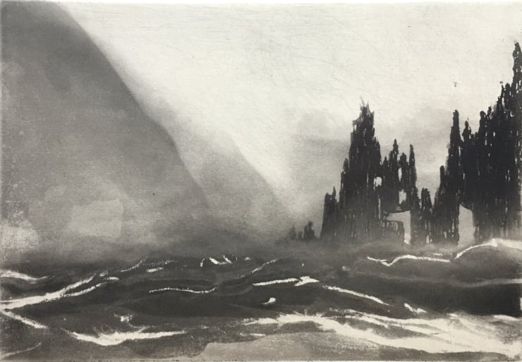 Norman Ackroyd Cathedral Rocks - Blasket, 2019