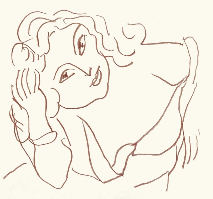 Henri Matisse Plate 168. Florilège des Amours de Ronsard , 1948